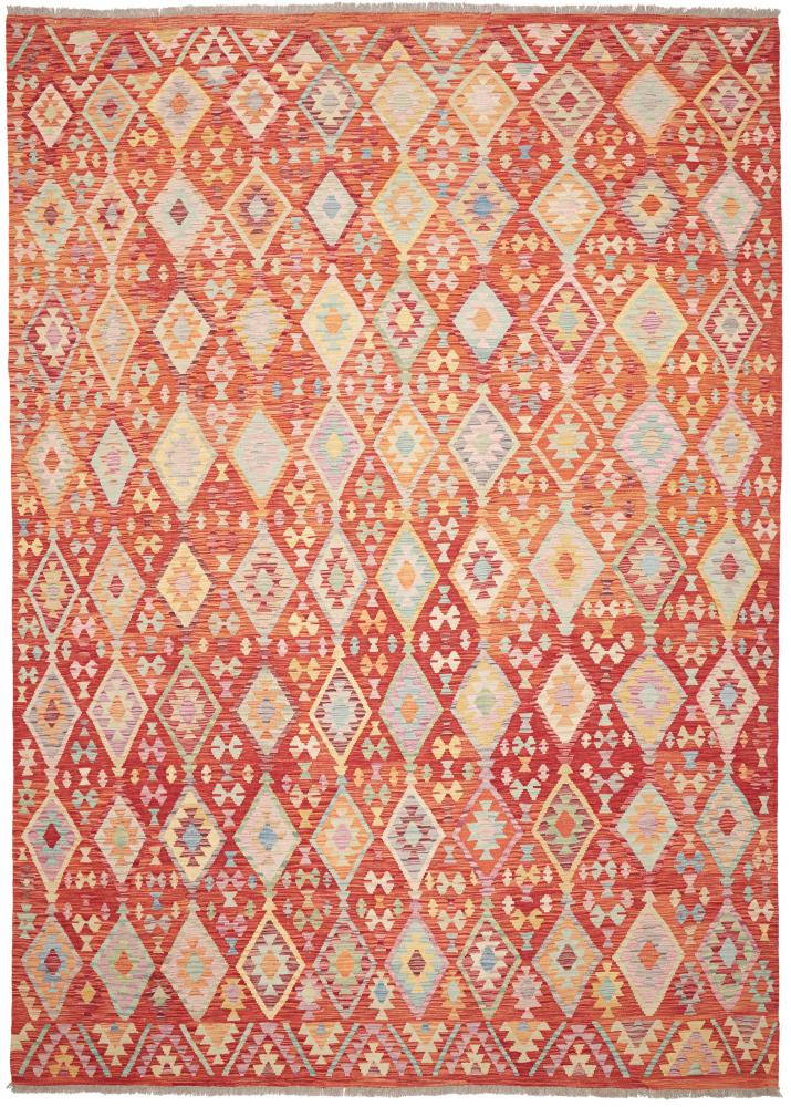 Alfombra afgana Kilim Afghan 358x256 358x256, Alfombra persa Tejido a mano