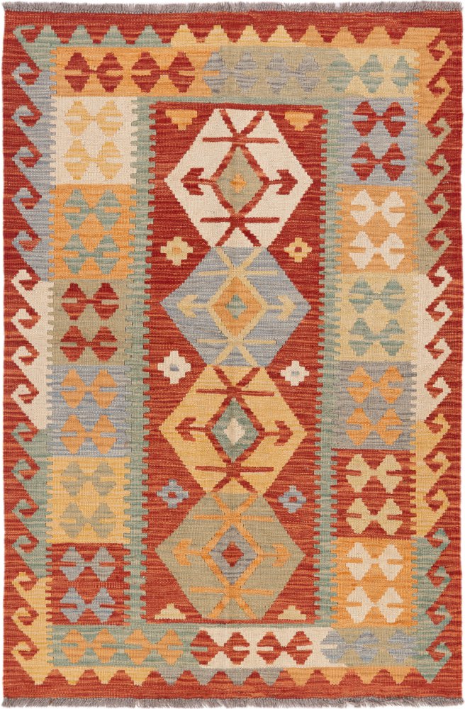 Afghansk matta Kilim Afghan 143x96 143x96, Persisk matta Handvävd