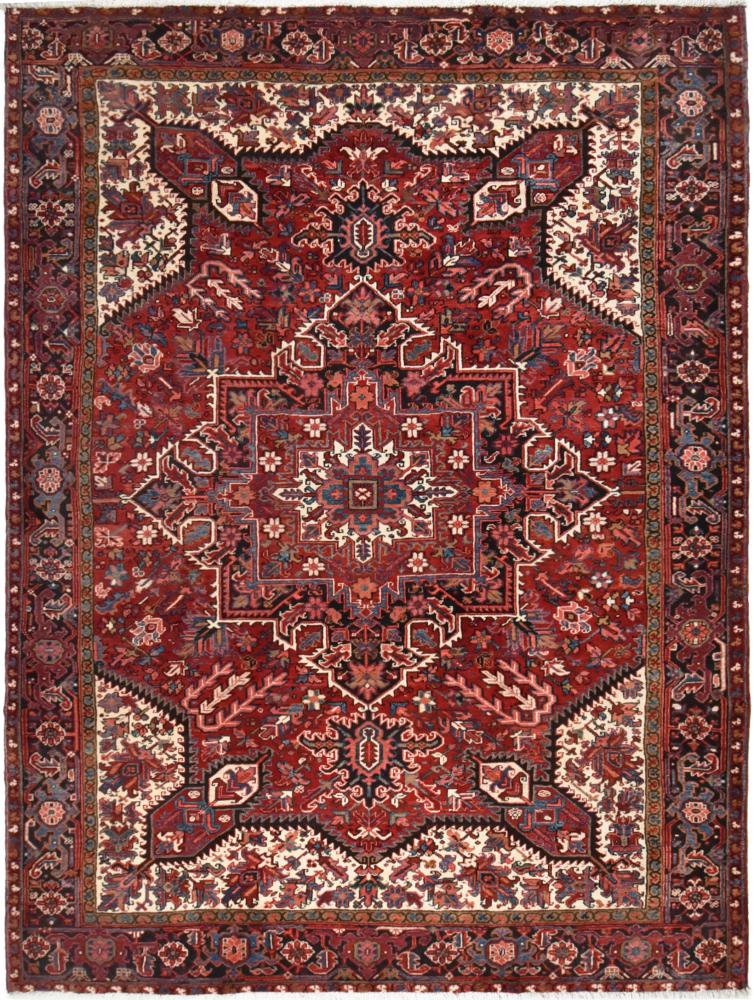 Persian Rug Heriz 11'7"x8'4" 11'7"x8'4", Persian Rug Knotted by hand