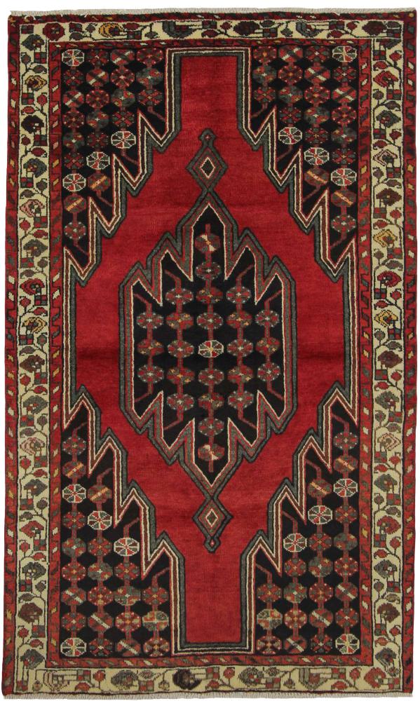 Persisk tæppe Hamadan 195x121 195x121, Persisk tæppe Knyttet i hånden