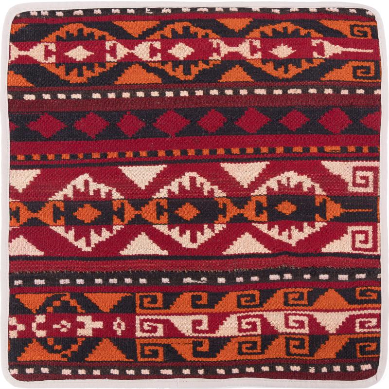 Afghansk teppe Kelim Afghan Putevar 50x50 50x50, Persisk teppe Knyttet for hånd
