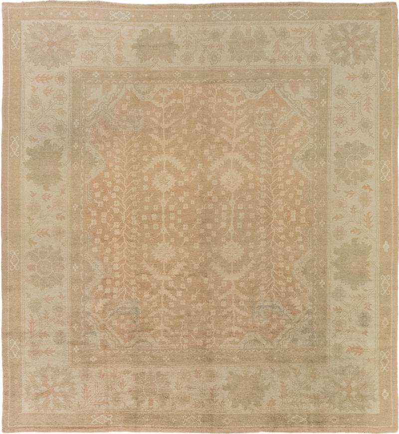 Kiinalainen matto Oushak Antiikki 336x309 336x309, Persialainen matto Solmittu käsin