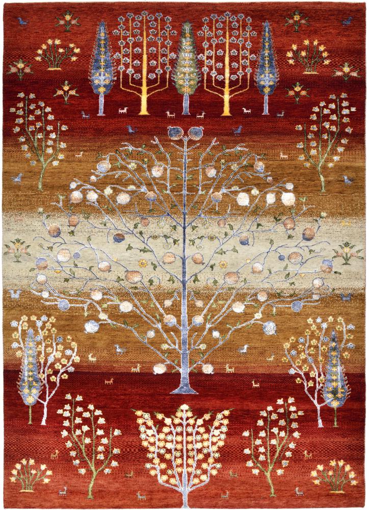 Tapis indien Gabbeh Loribaft Design 242x175 242x175, Tapis persan Noué à la main