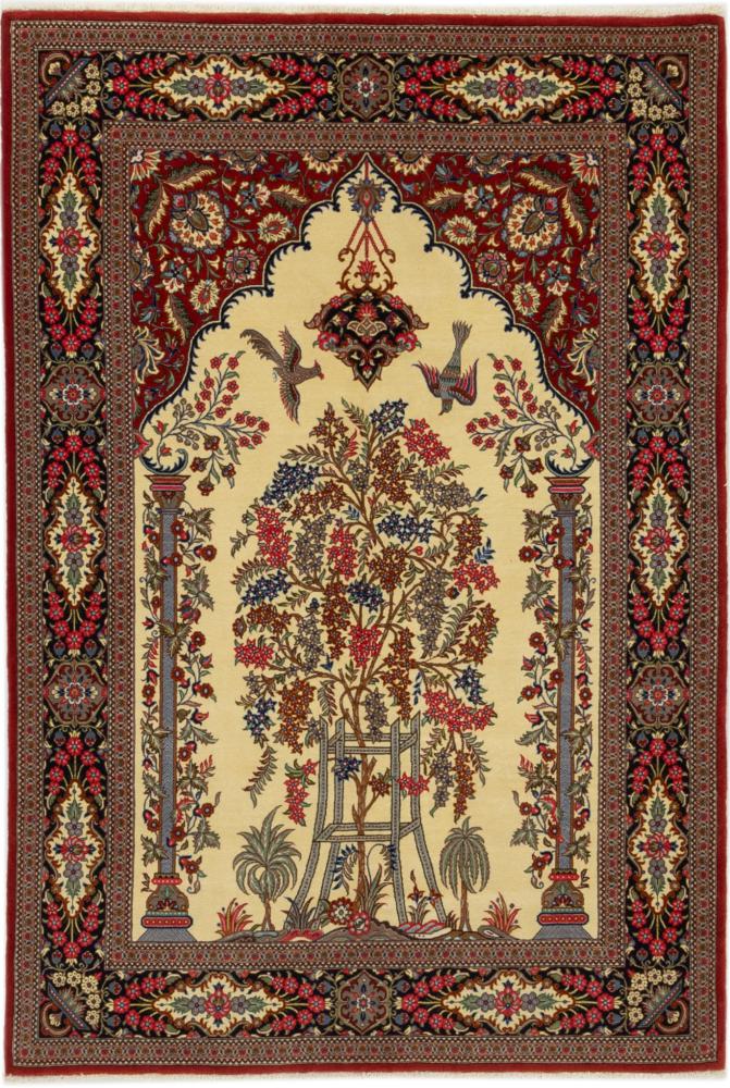 Perzisch tapijt Qum 209x144 209x144, Perzisch tapijt Handgeknoopte