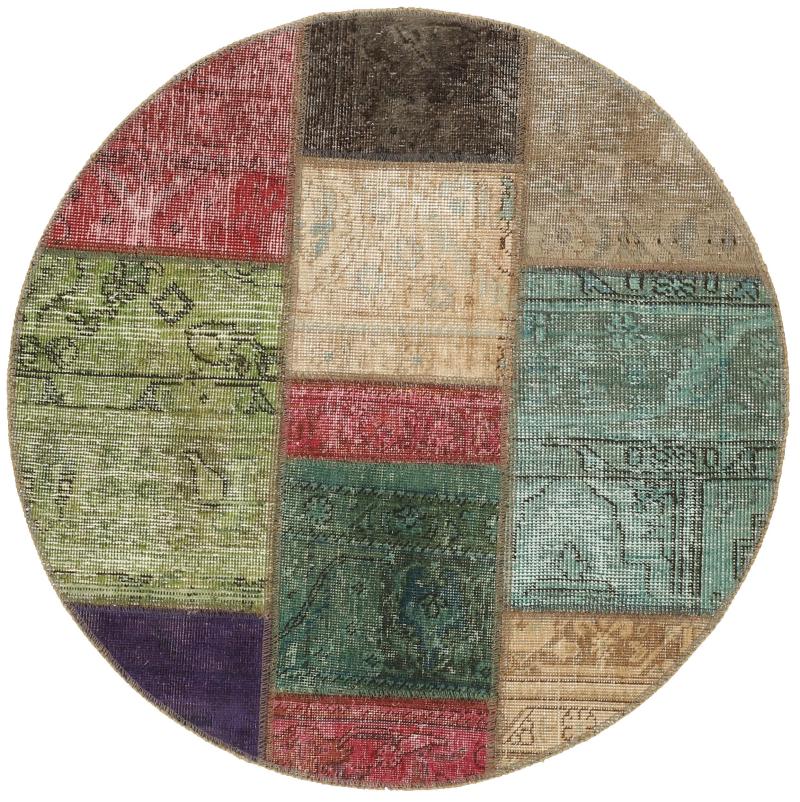 Perzsa szőnyeg Patchwork 99x99 99x99, Perzsa szőnyeg Kézzel csomózva