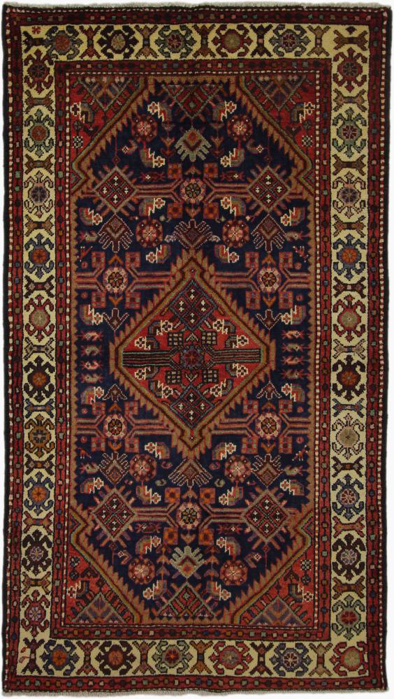 Persisk tæppe Hamadan 249x142 249x142, Persisk tæppe Knyttet i hånden