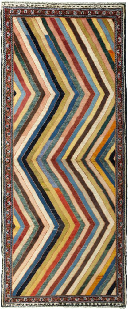 Persian Rug Persian Gabbeh Ghashghai 236x99 236x99, Persian Rug Knotted by hand
