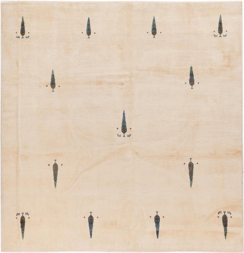 Perserteppich Perser Gabbeh Kashkuli 8'2"x7'11" 8'2"x7'11", Perserteppich Handgeknüpft