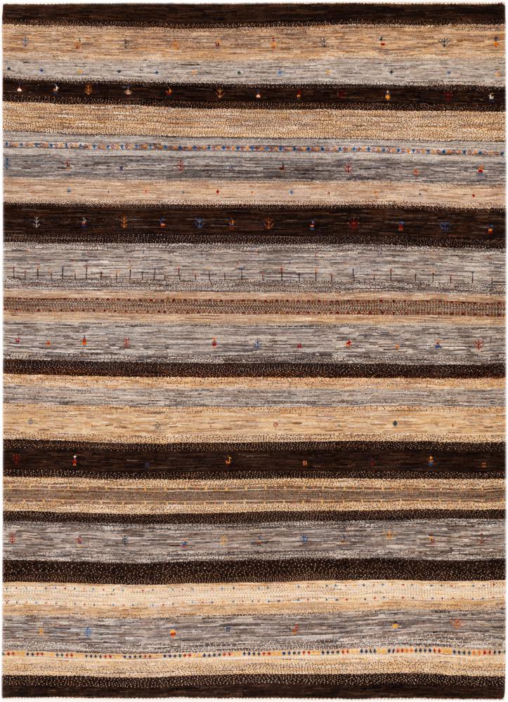 Persian Rug Persian Gabbeh Loribaft Nowbaft 287x207 287x207, Persian Rug Knotted by hand