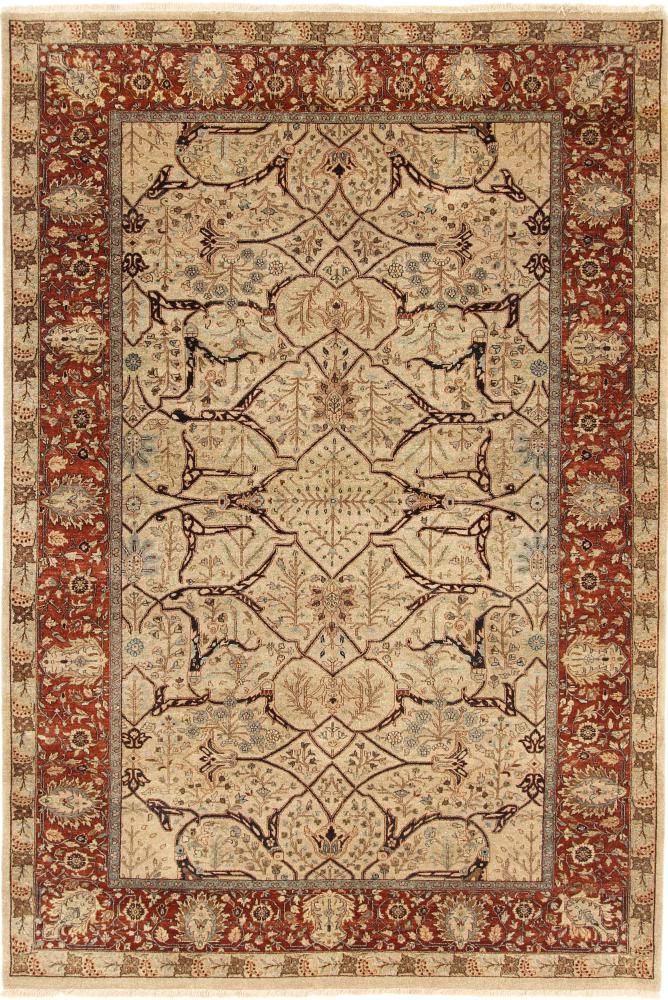 Tapete indiano Tabriz Haj Jalili 273x185 273x185, Tapete persa Atado à mão