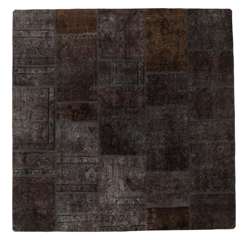 Perzisch tapijt Patchwork 207x205 207x205, Perzisch tapijt Handgeknoopte