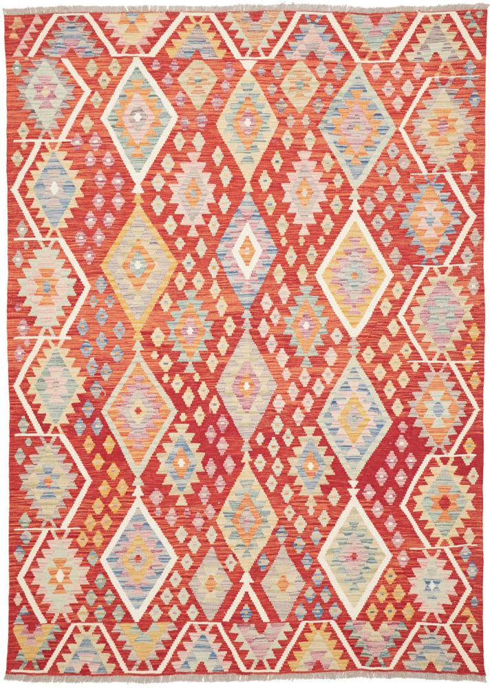 Afghan rug Kilim Afghan 237x171 237x171, Persian Rug Woven by hand