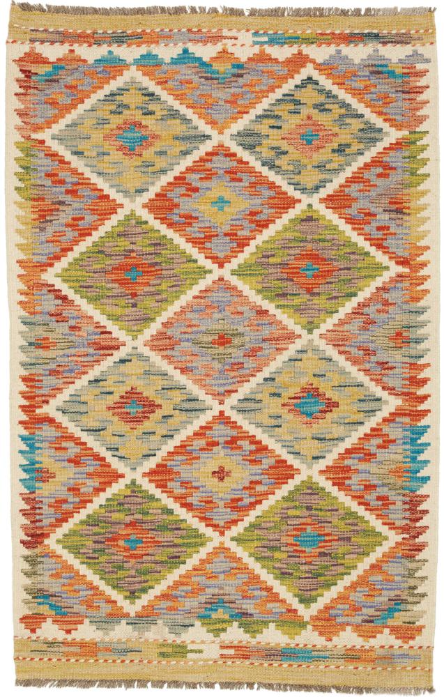 Tapete afegão Kilim Afegão 126x81 126x81, Tapete persa Tecido à mão