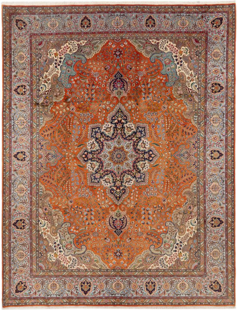 Tapete persa Tabriz 376x292 376x292, Tapete persa Atado à mão