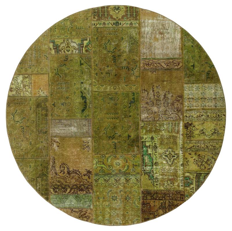 Perzisch tapijt Patchwork 199x201 199x201, Perzisch tapijt Handgeknoopte