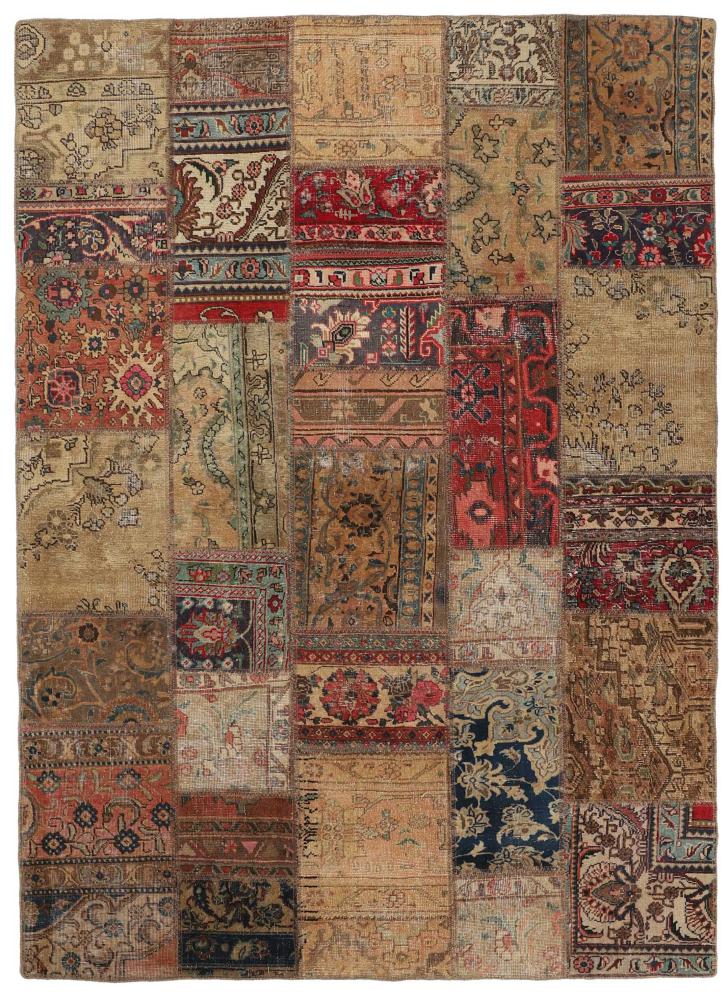 Persisk matta Patchwork 248x171 248x171, Persisk matta Knuten för hand