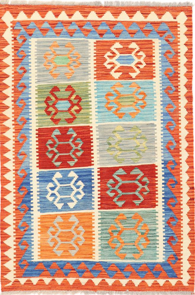 Tapete afegão Kilim Afegão Heritage 150x102 150x102, Tapete persa Tecido à mão