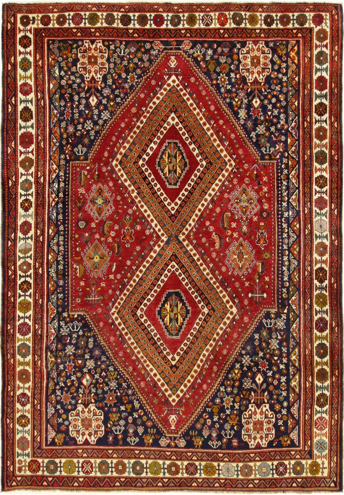 Alfombra persa Ghashghai 303x209 303x209, Alfombra persa Anudado a mano