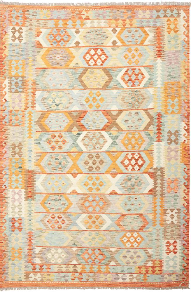 Dywan afgański Kilim  Afghan 294x198 294x198, Dywan perski Ręcznie tkane