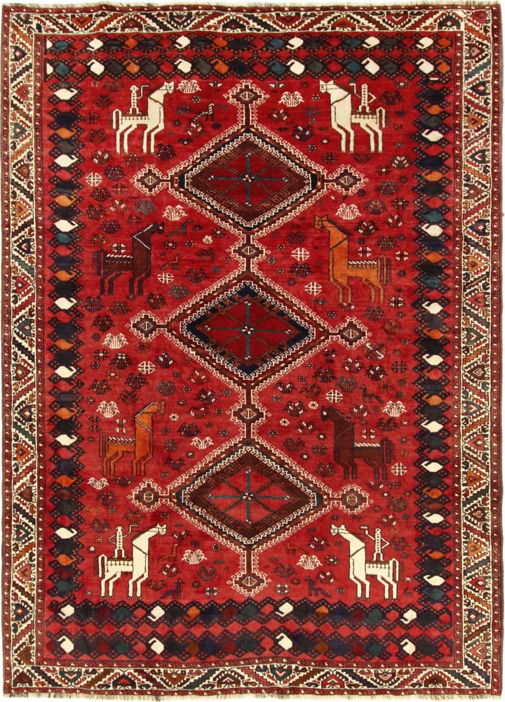 Alfombra persa Ghashghai 289x216 289x216, Alfombra persa Anudado a mano