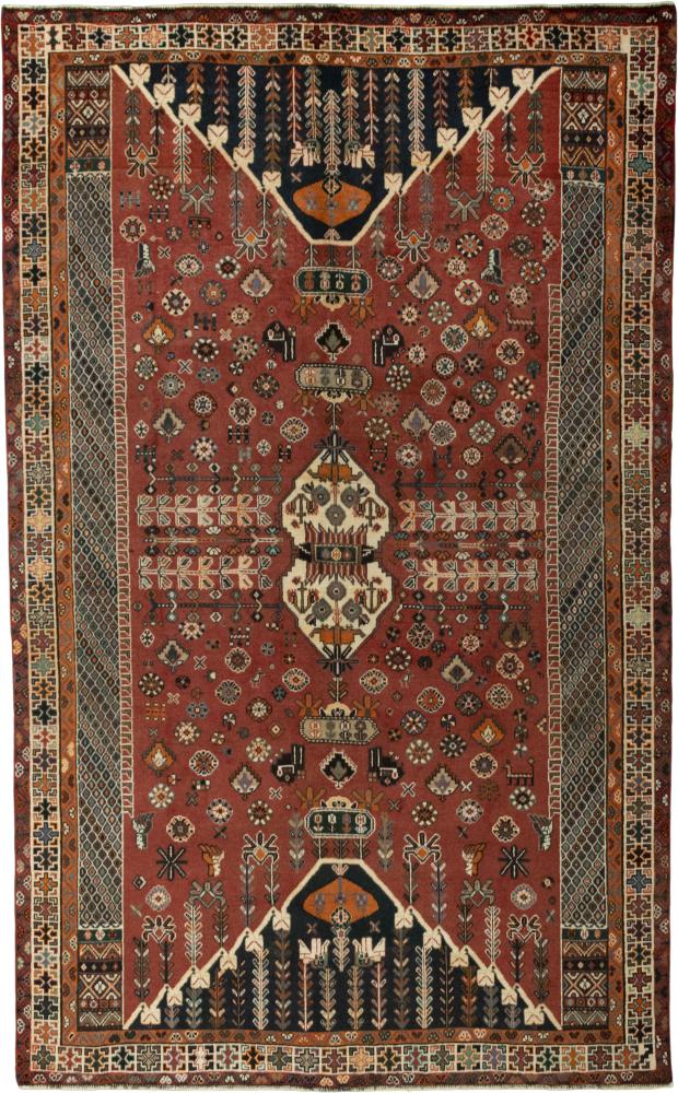 Tapis persan Shiraz 267x166 267x166, Tapis persan Noué à la main