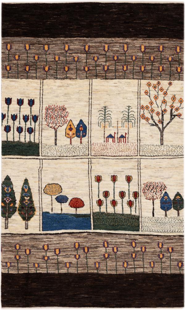 Tapete persa Persa Gabbeh Kashkuli Banafsheh 195x118 195x118, Tapete persa Atado à mão