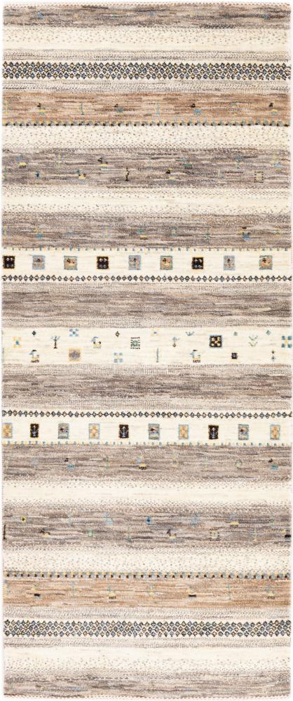 Tapis persan Persan Gabbeh Loribaft Natura 197x83 197x83, Tapis persan Noué à la main