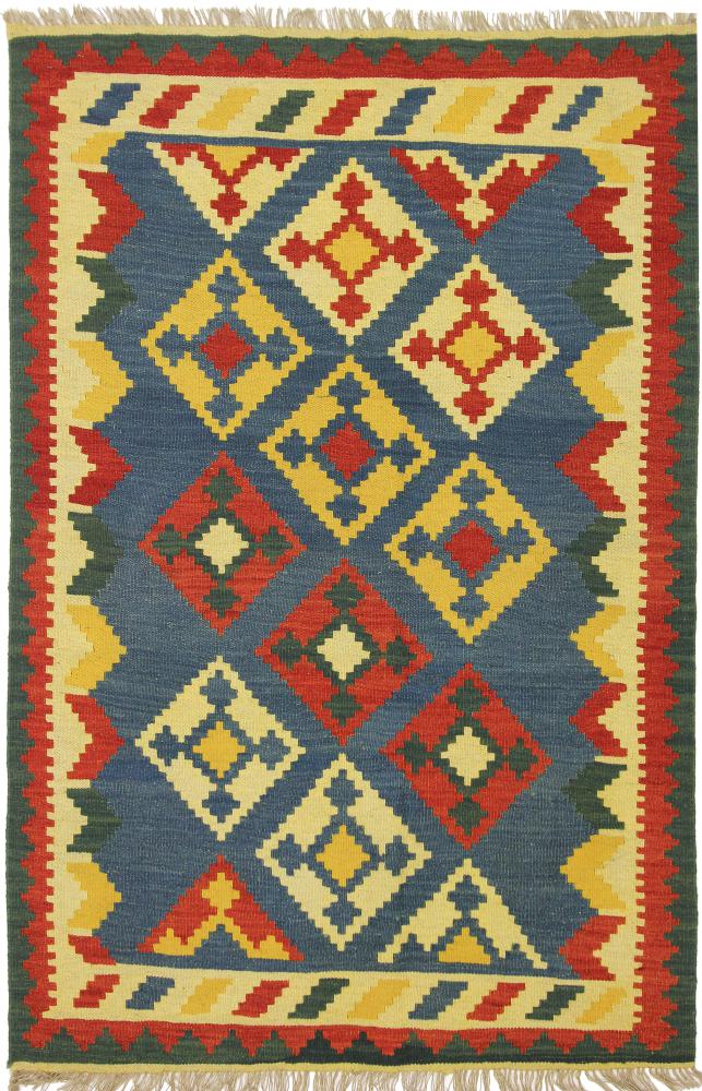 Tapete persa Kilim Fars 6'0"x4'0" 6'0"x4'0", Tapete persa Tecido à mão