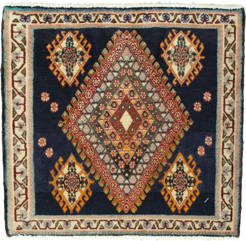 Persian Rug Shiraz 58x61 58x61, Persian Rug Knotted by hand