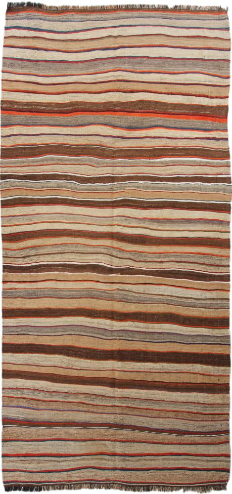 Tapete persa Kilim Fars Antigo 348x160 348x160, Tapete persa Tecido à mão