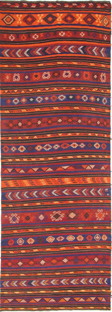 Tapete persa Kilim Fars Azerbaijan Antigo 456x164 456x164, Tapete persa Tecido à mão