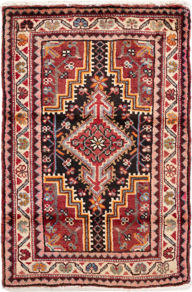 Tapis persan Tuyserkan Ancien 88x58 88x58, Tapis persan Noué à la main