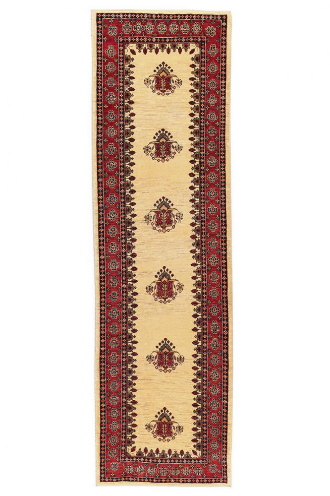 Persian Rug Persian Gabbeh Loribaft 9'3"x2'9" 9'3"x2'9", Persian Rug Knotted by hand