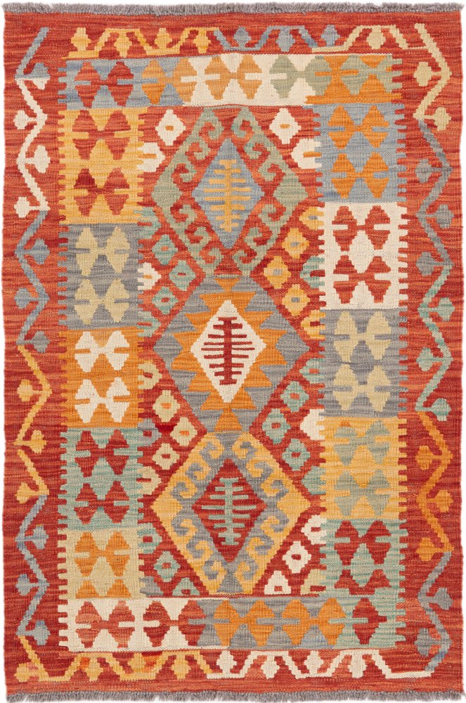 Tapete afegão Kilim Afegão 122x82 122x82, Tapete persa Tecido à mão