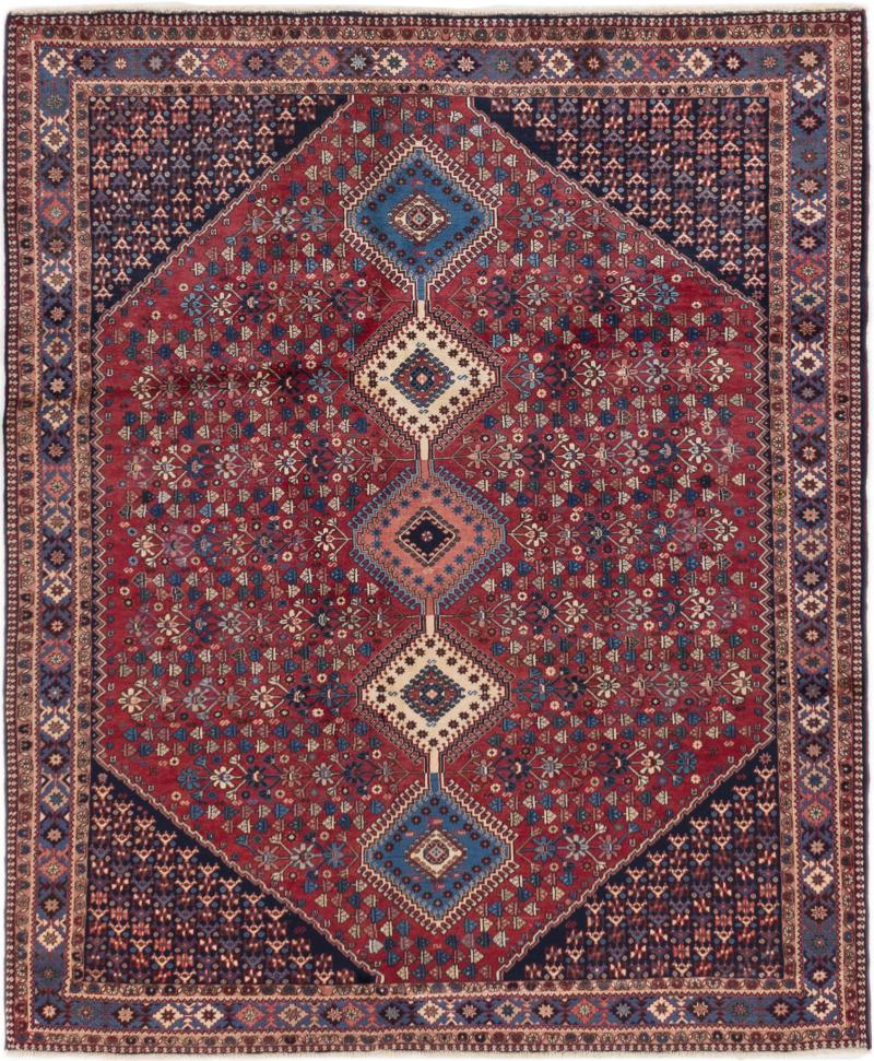 Persialainen matto Yalameh 246x200 246x200, Persialainen matto Solmittu käsin