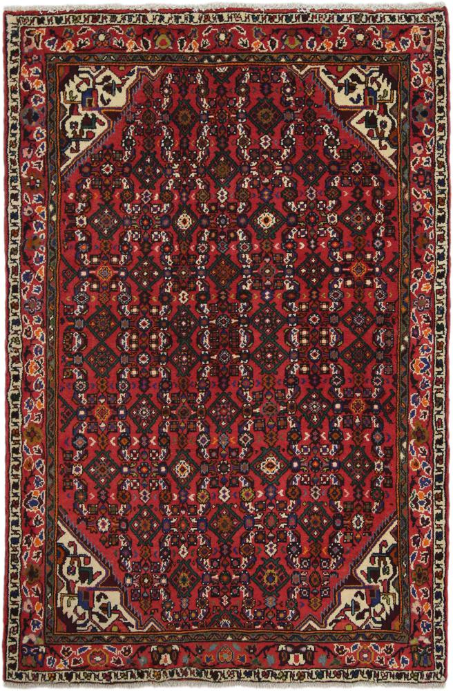 Persisk tæppe Hosseinabad 194x131 194x131, Persisk tæppe Knyttet i hånden