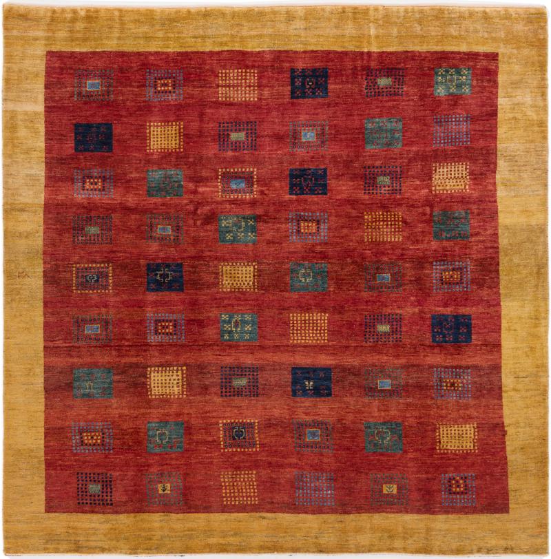 Covor persan Persia Gabbeh Loribaft Z 192x193 192x193, Covor persan Lucrate de mână