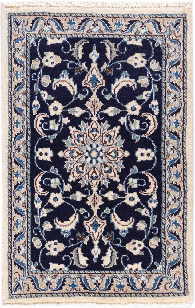 Alfombra persa Nain 9La 90x58 90x58, Alfombra persa Anudado a mano