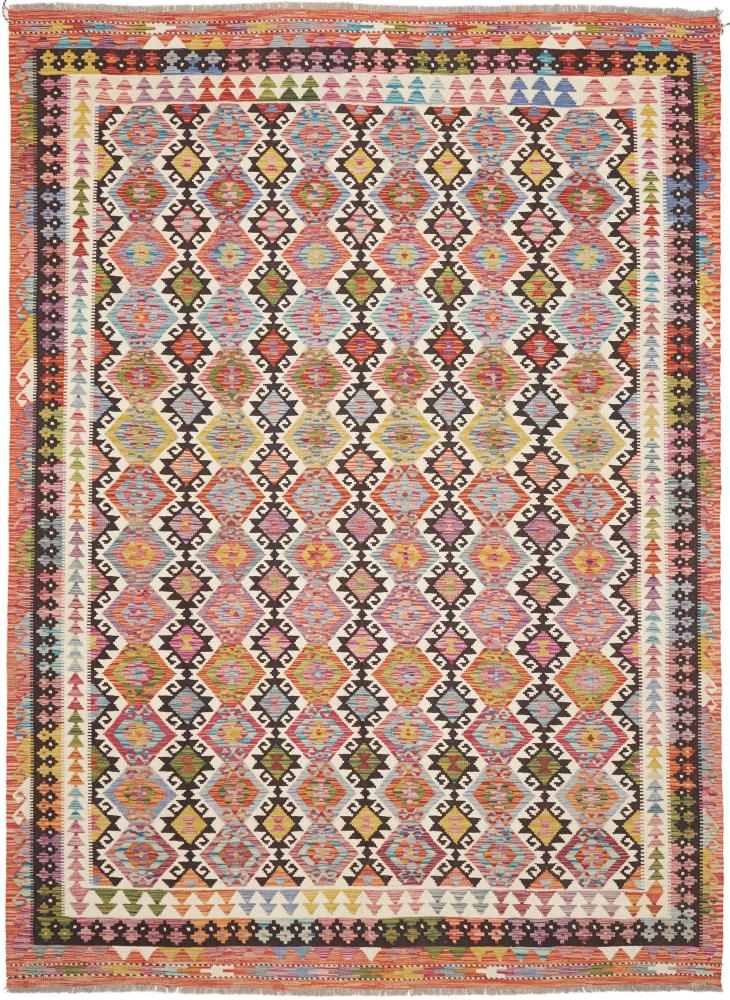 Afghansk tæppe Kelim Afghan 297x214 297x214, Persisk tæppe Håndvævet