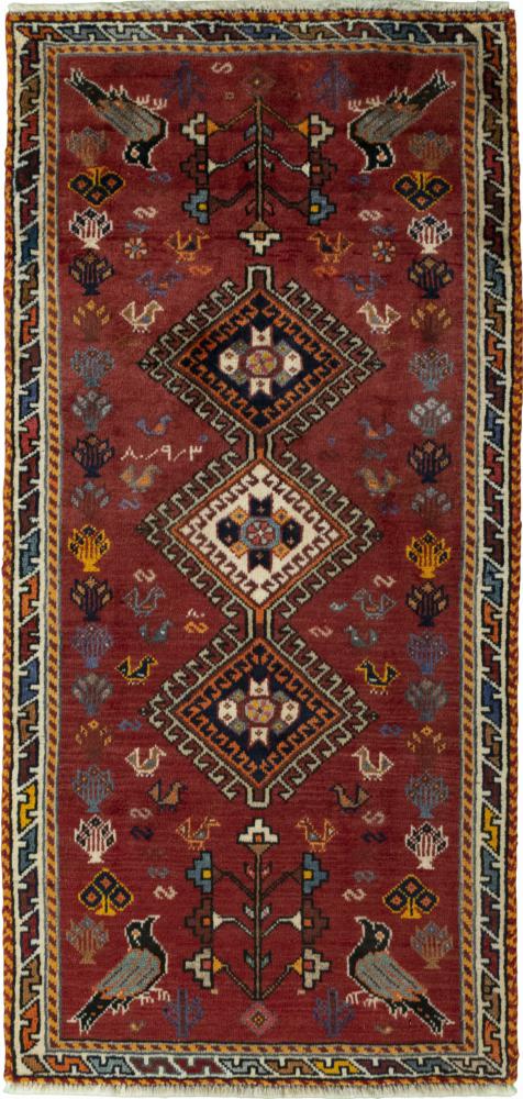 Tapis persan Shiraz 131x64 131x64, Tapis persan Noué à la main