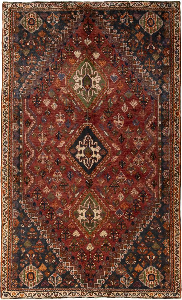 Perzisch tapijt Shiraz 256x153 256x153, Perzisch tapijt Handgeknoopte