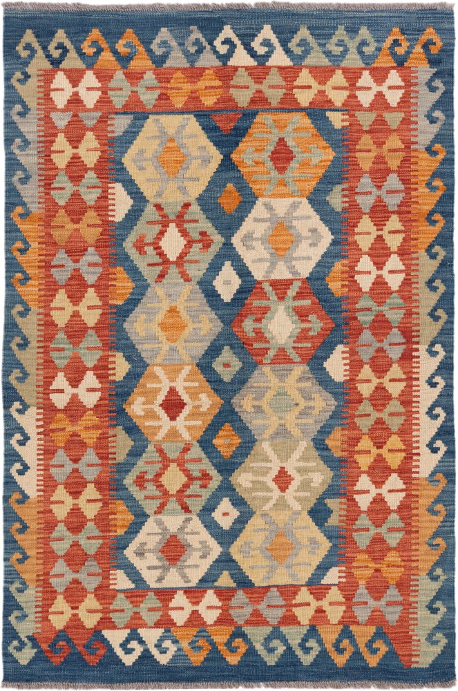 Tapis afghan Kilim Afghan 149x99 149x99, Tapis persan Tissé à la main