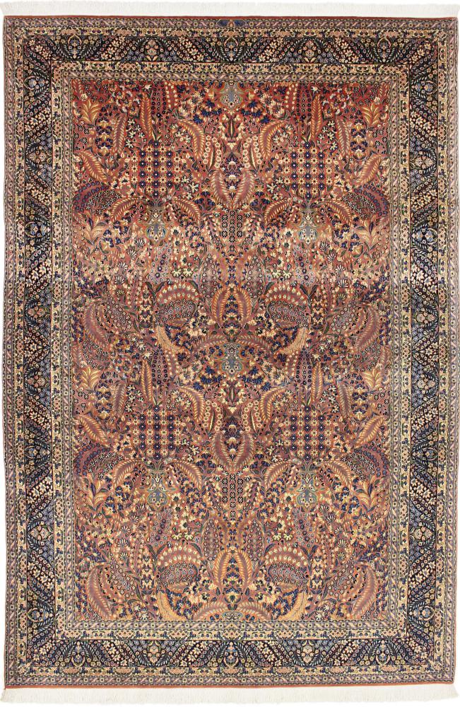 Tapis persan Kerman Rafsanjan Sherkat 364x216 364x216, Tapis persan Noué à la main