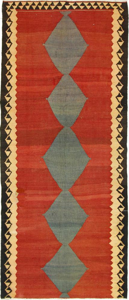 Tapete persa Kilim Fars Azerbaijan Antigo 370x151 370x151, Tapete persa Tecido à mão