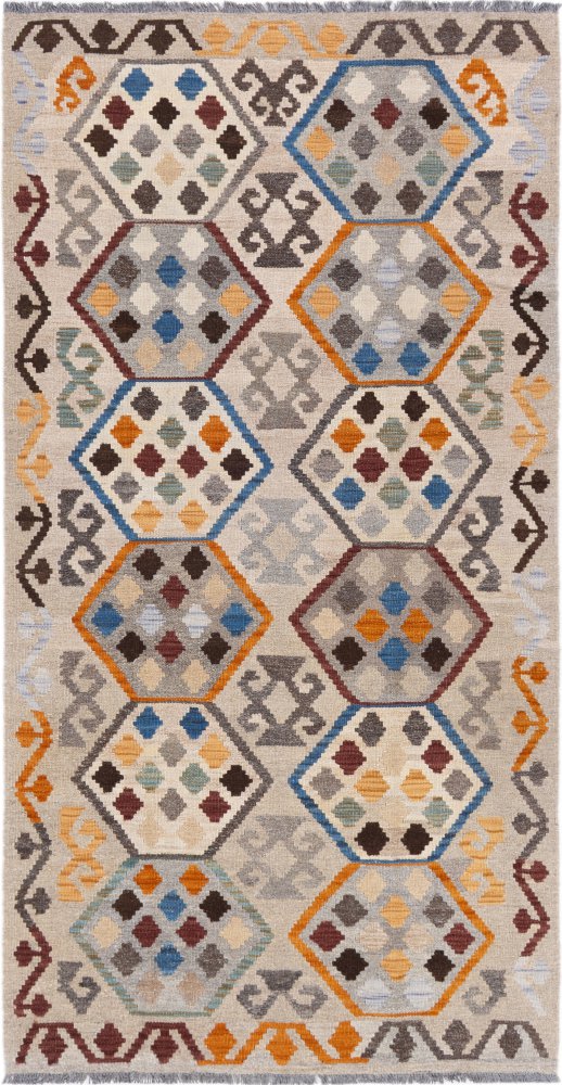 Αφγανικό χαλί Κιλίμ Afghan 198x104 198x104, Περσικό χαλί Χειροποίητο υφαντό