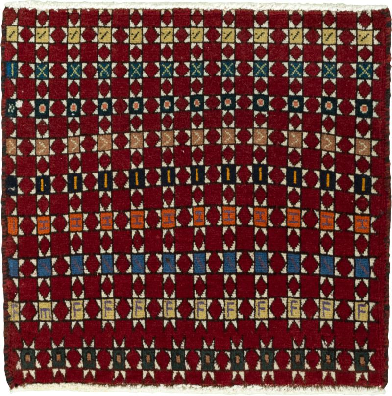 Persialainen matto Shiraz 54x53 54x53, Persialainen matto Solmittu käsin