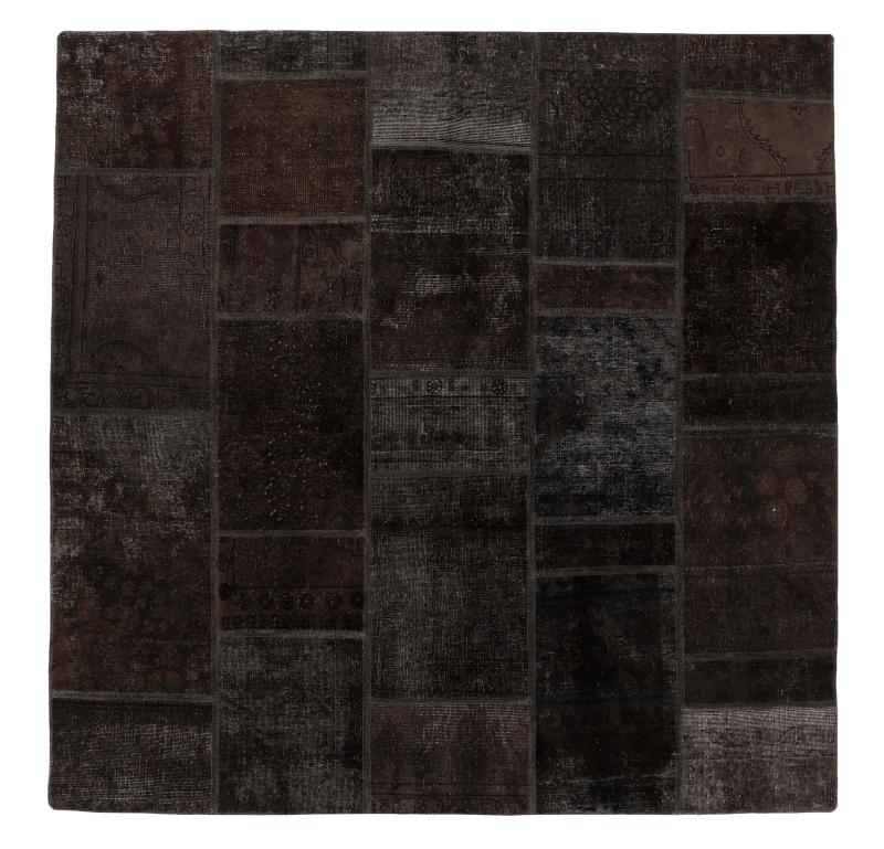 Persian Rug Patchwork 205x205 205x205, Persian Rug Knotted by hand