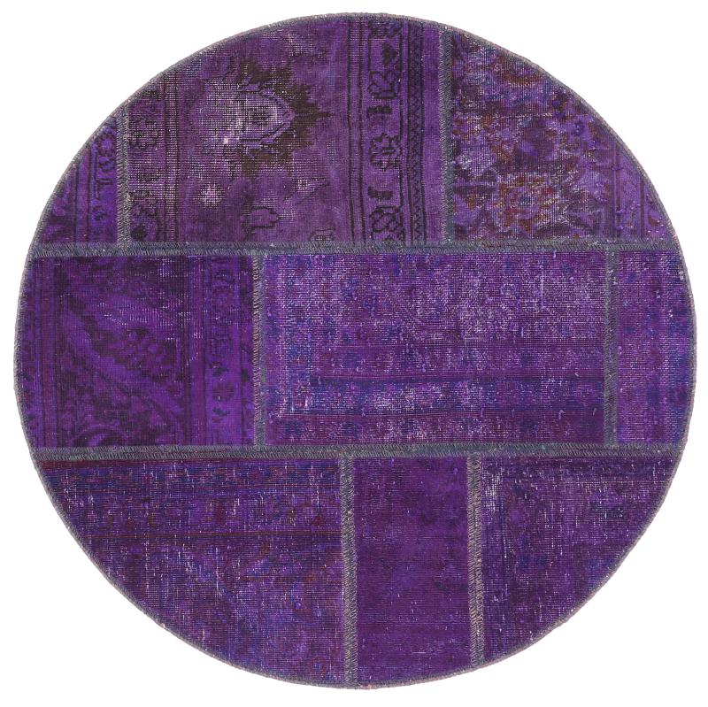 Persisk matta Patchwork 99x99 99x99, Persisk matta Knuten för hand