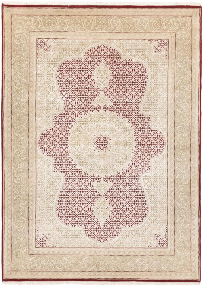 Tappeto indiano Indo Tabriz 245x173 245x173, Tappeto persiano Annodato a mano
