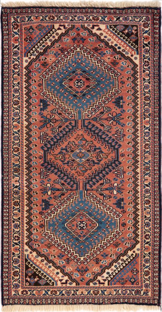 Perserteppich Yalameh 114x60 114x60, Perserteppich Handgeknüpft